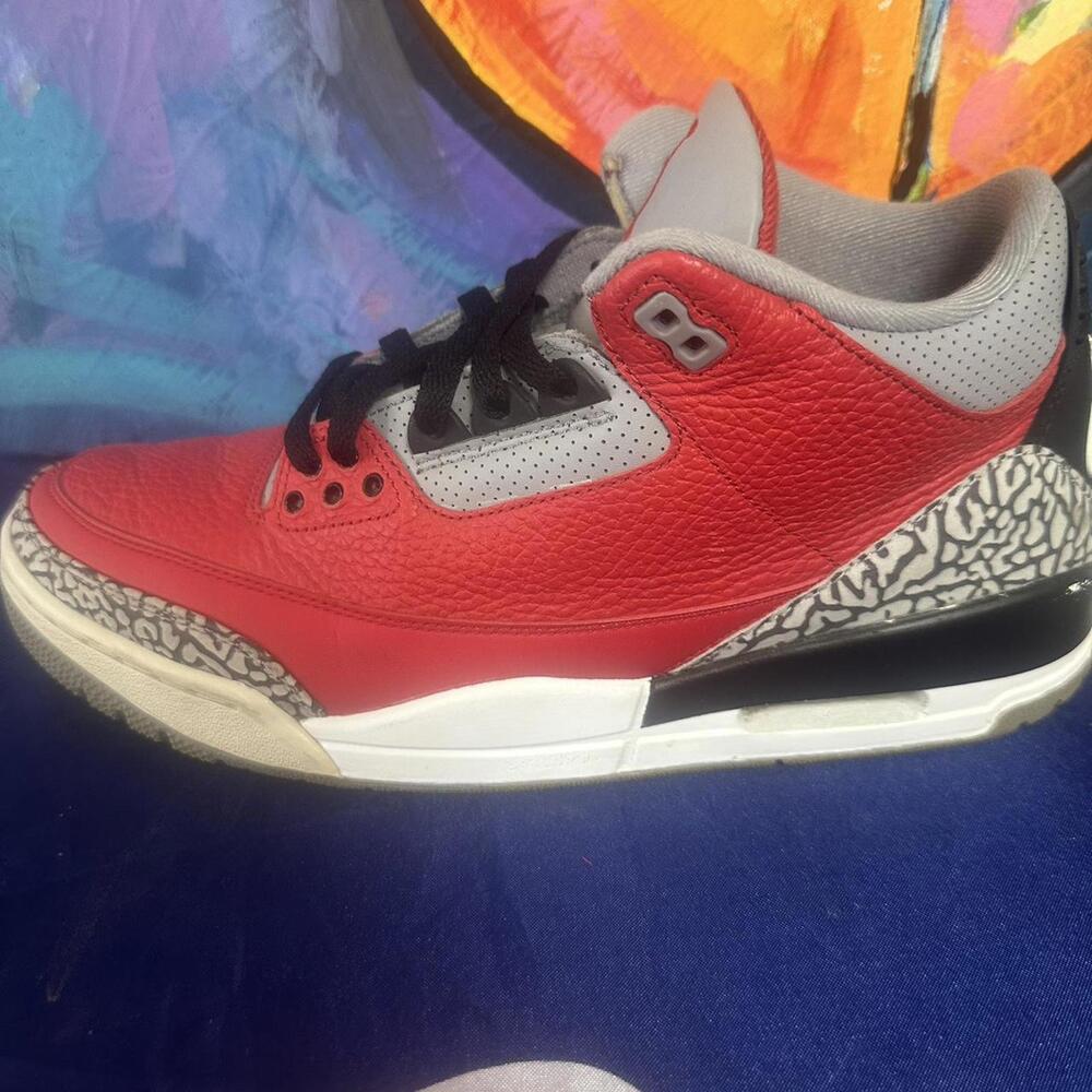 Jordan Men's Red and Multi Trainer